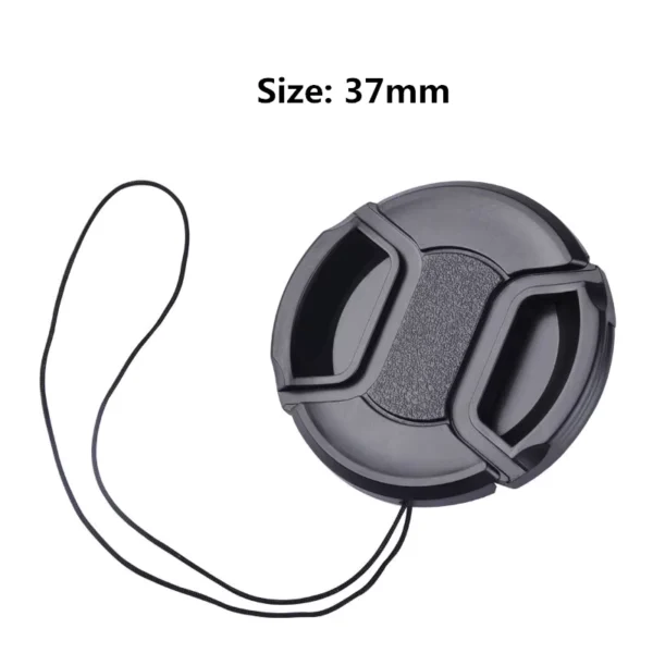 High-Quality Camera Lens Caps Snap-On Various Sizes