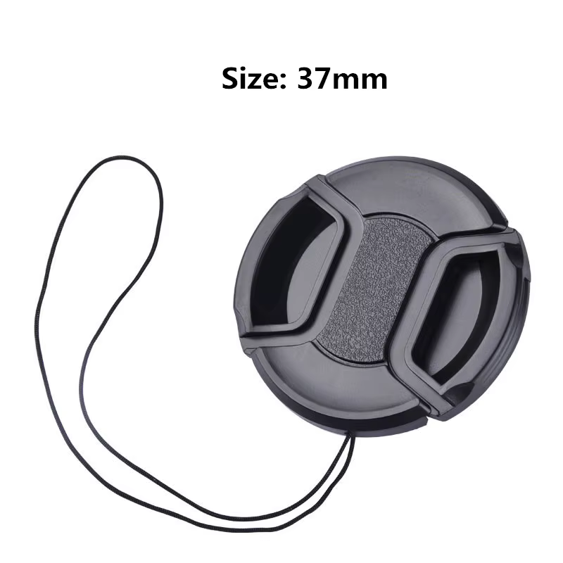High-Quality Camera Lens Caps Snap-On Various Sizes