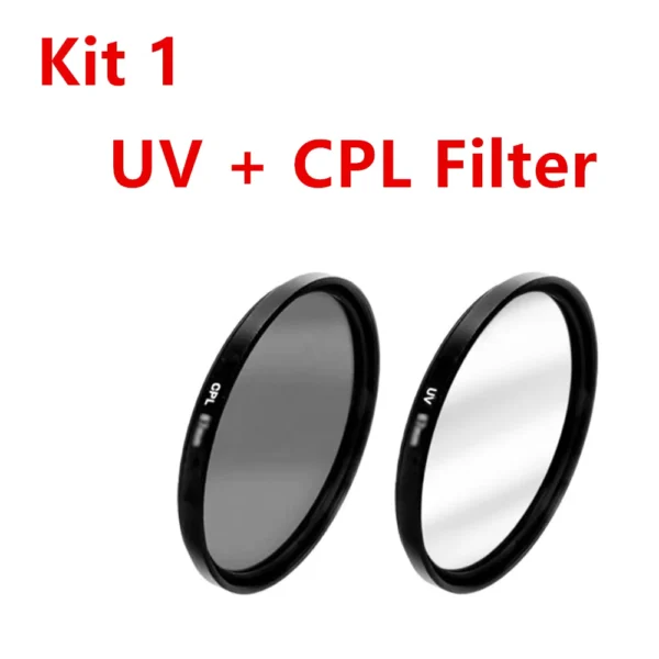 Photography Lens Filter Sets and Cleaning Kits