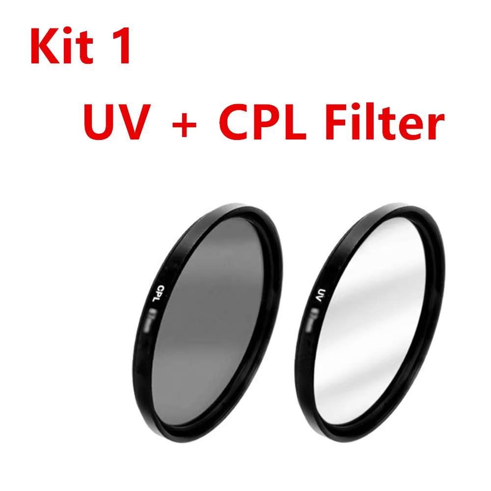 Photography Lens Filter Sets and Cleaning Kits