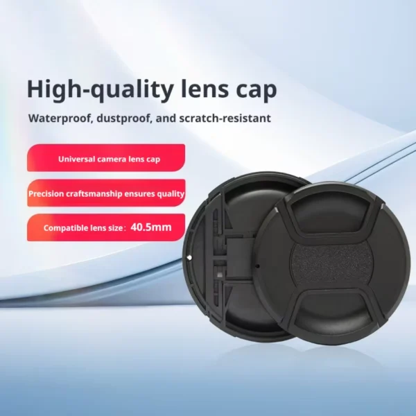 Universal Snap-on Lens Cap 37-82mm for DSLR & Mirrorless Cameras