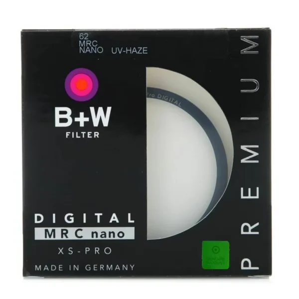B+W UV Filter with MRC Nano Coating for Camera Lenses