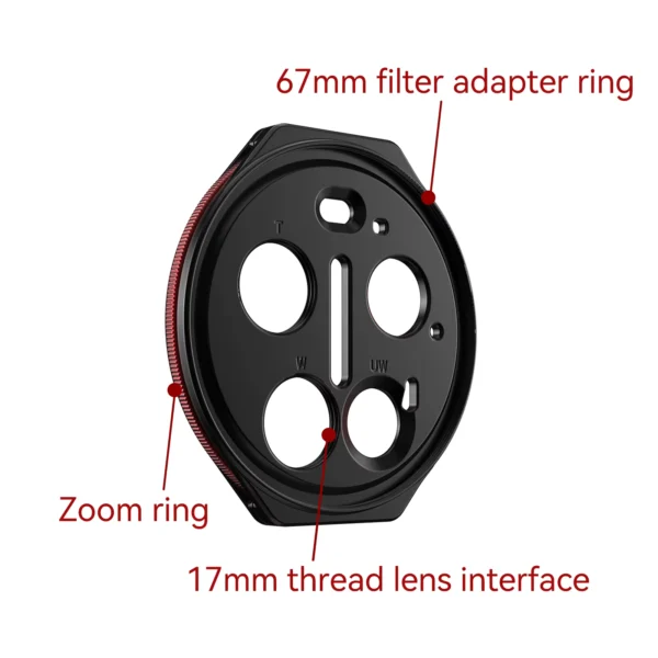 Fotorgear Adjustable Zoom Ring for Xiaomi 17 Ultra Camera
