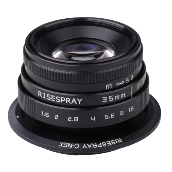 RISESPRAY 35mm f1.6 Manual Focus Prime Lens for APS-C