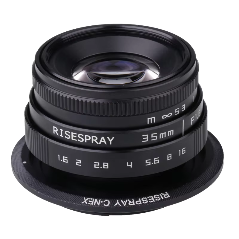 RISESPRAY 35mm f1.6 Manual Focus Prime Lens for APS-C