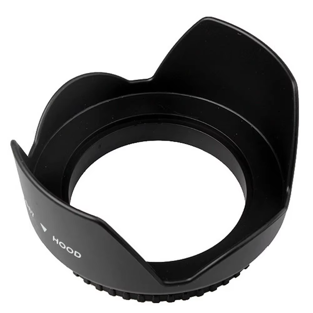 Universal Screw-in Tulip Lens Hood 49mm-82mm for DSLR