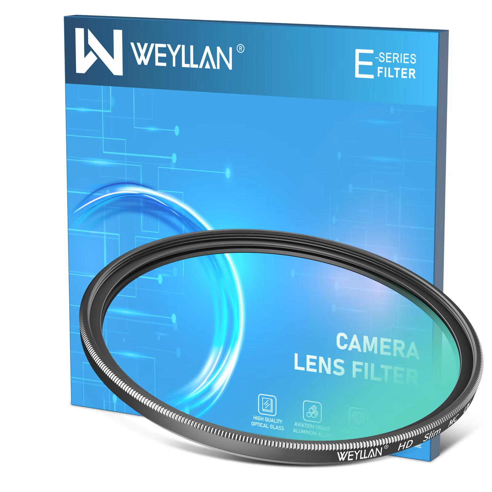 WEYLLAN Super Slim HD MC UV Lens Filter 37-82mm