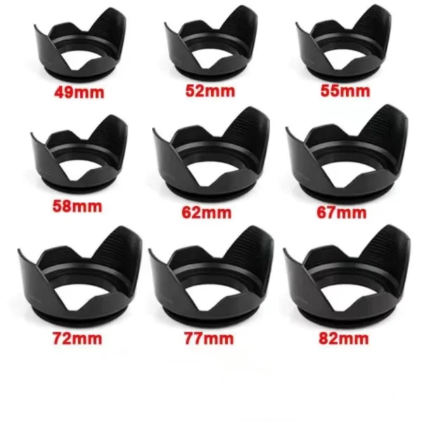 Flower Petal Lens Hood for Canon Nikon Sony Lenses