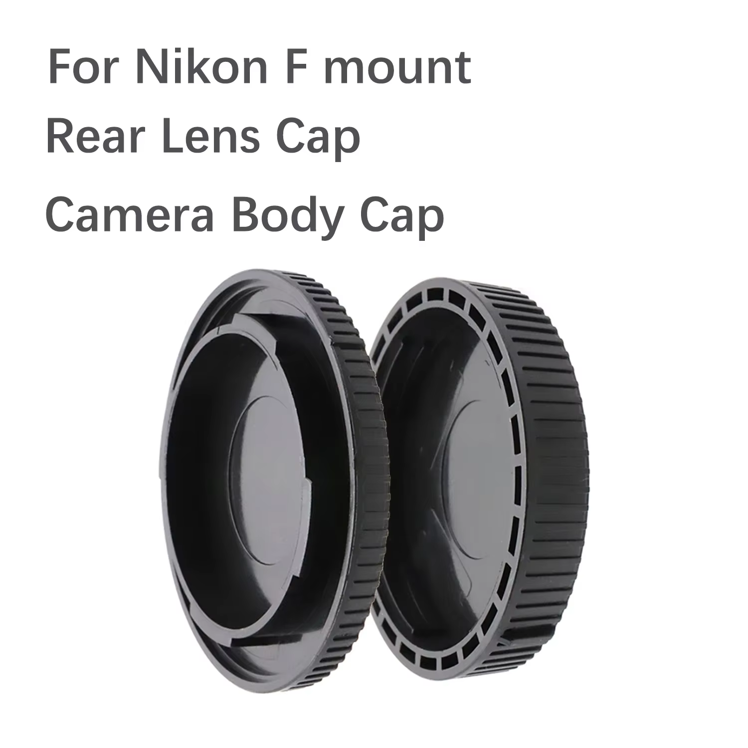 Camera Body Cap and Rear Lens Cover for Multiple Camera Mounts