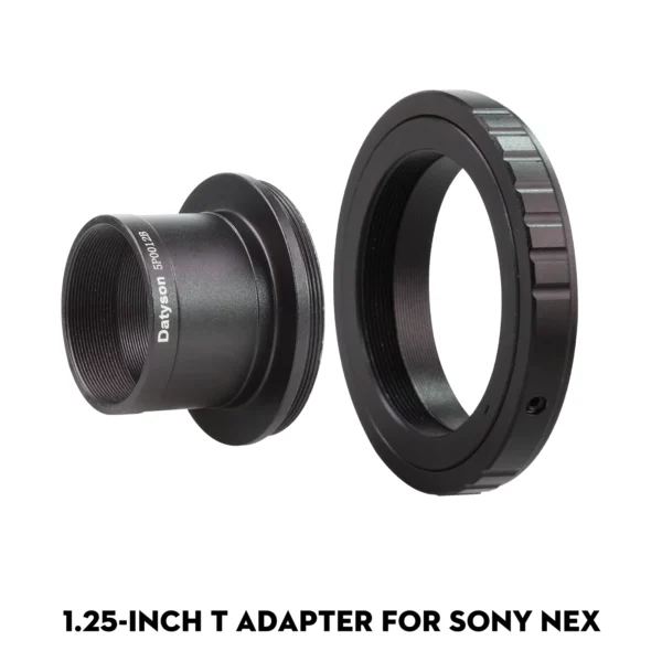 Datyson 1.25" Telescope to T2 Camera Adapter Kit