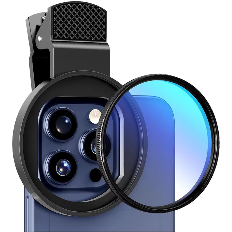 52mm Circular Polarizer Lens Clip for Phone Cameras