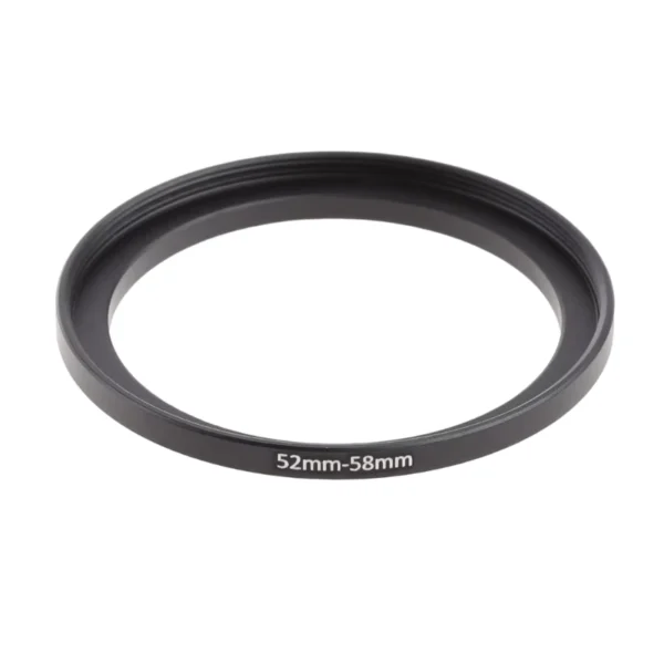 Metal 52mm to 58mm Step Up Filter Lens Ring Adapter