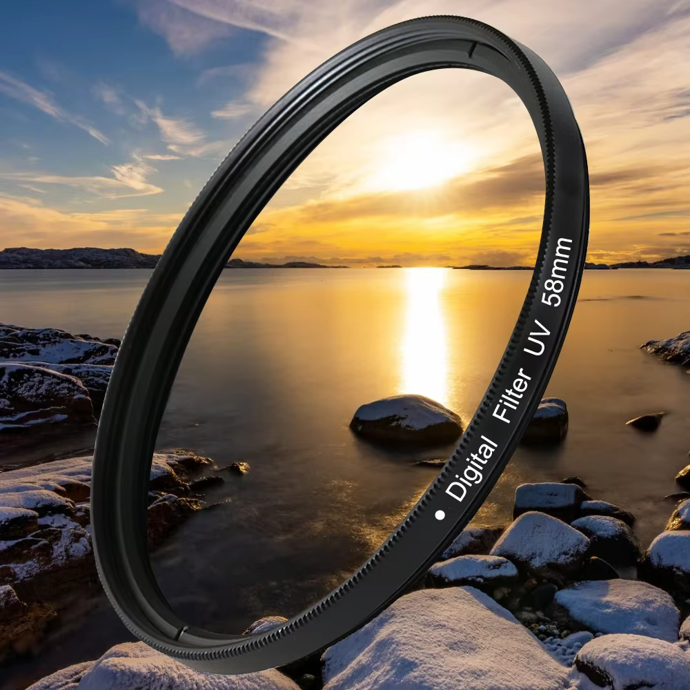 Haosim UV Digital Lens Filter Protector for DSLR Cameras