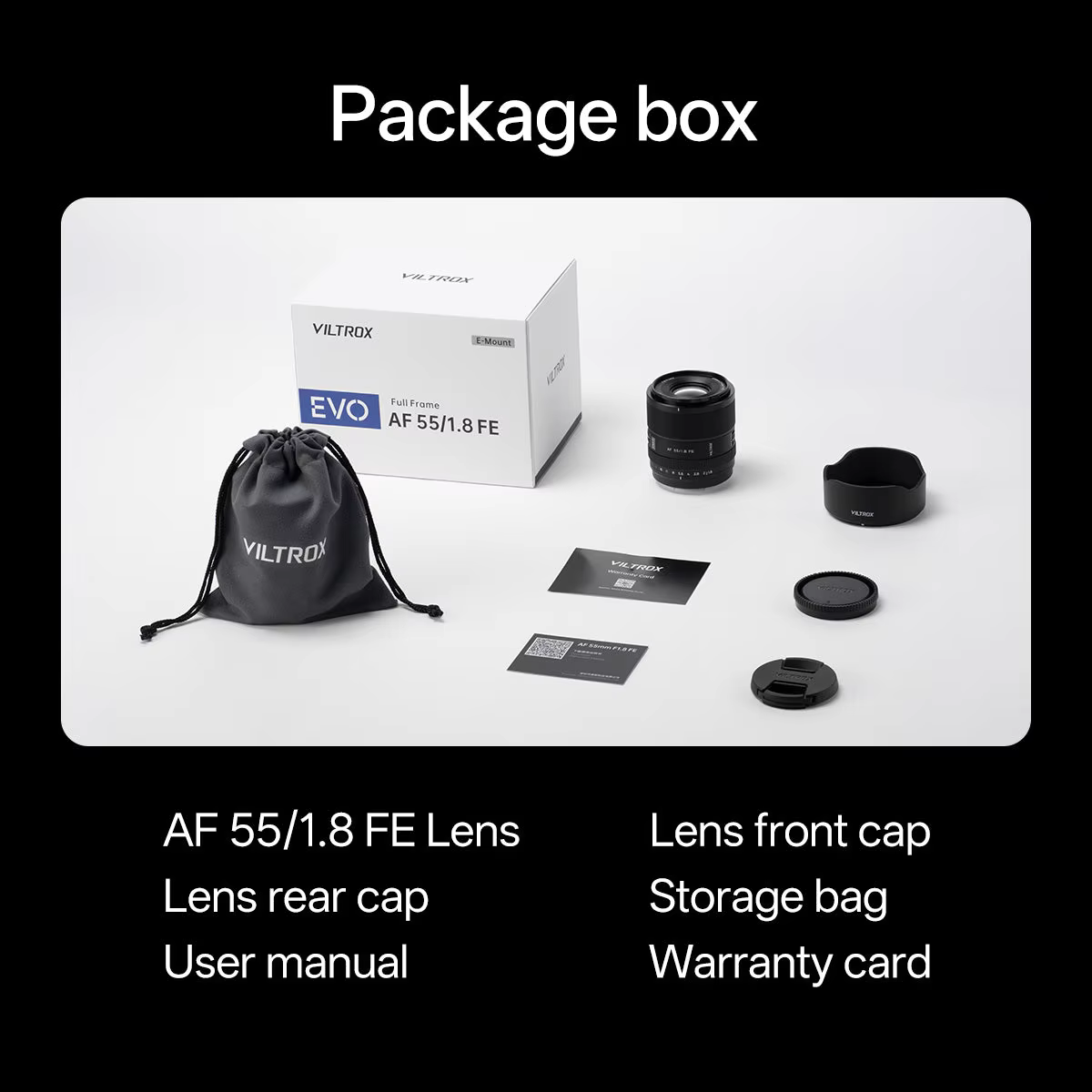 Viltrox AF 55mm F1.8 EVO Full Frame Lens for Sony E Nikon Z
