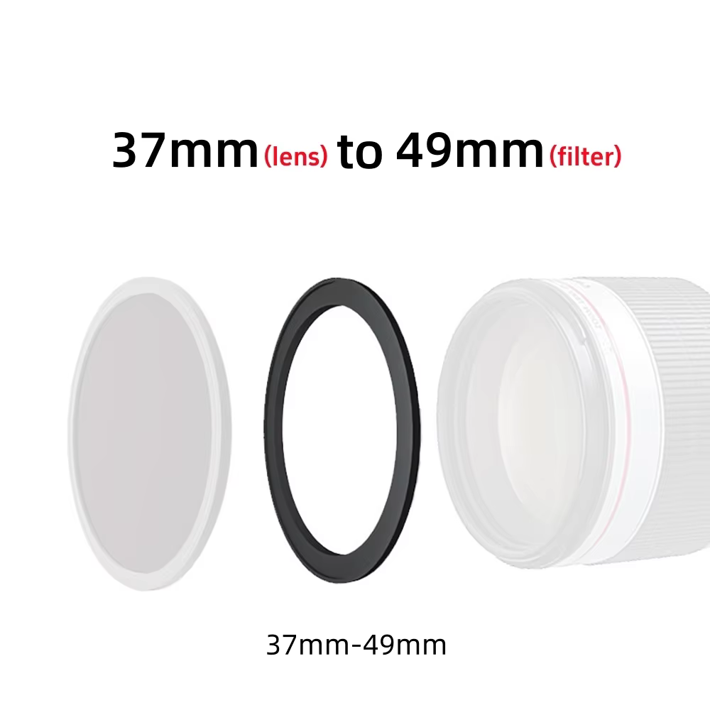 Aluminum Lens Step Up Filter Adapter Rings Various Sizes