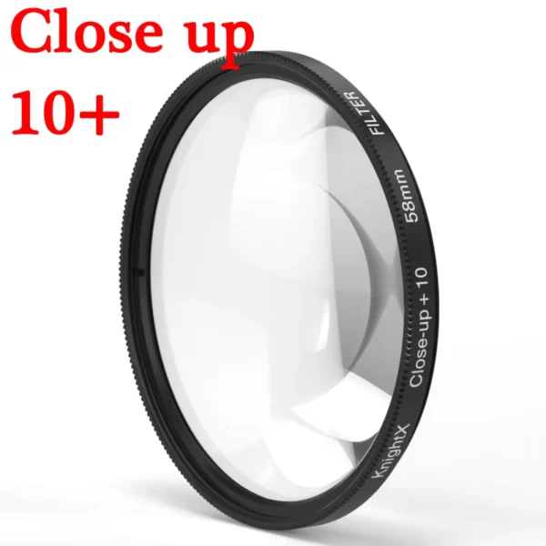 KnightX Macro Close-Up Lens Filter 10X for DSLR Cameras
