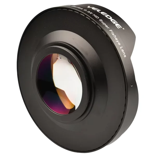 VLOGMAGIC 0.3X Ultra Fisheye Lens Adapter for Camcorders