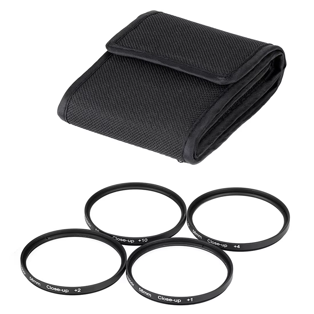 Close Up Macro Filter Kit +1+2+4+10 37-77mm for Cameras