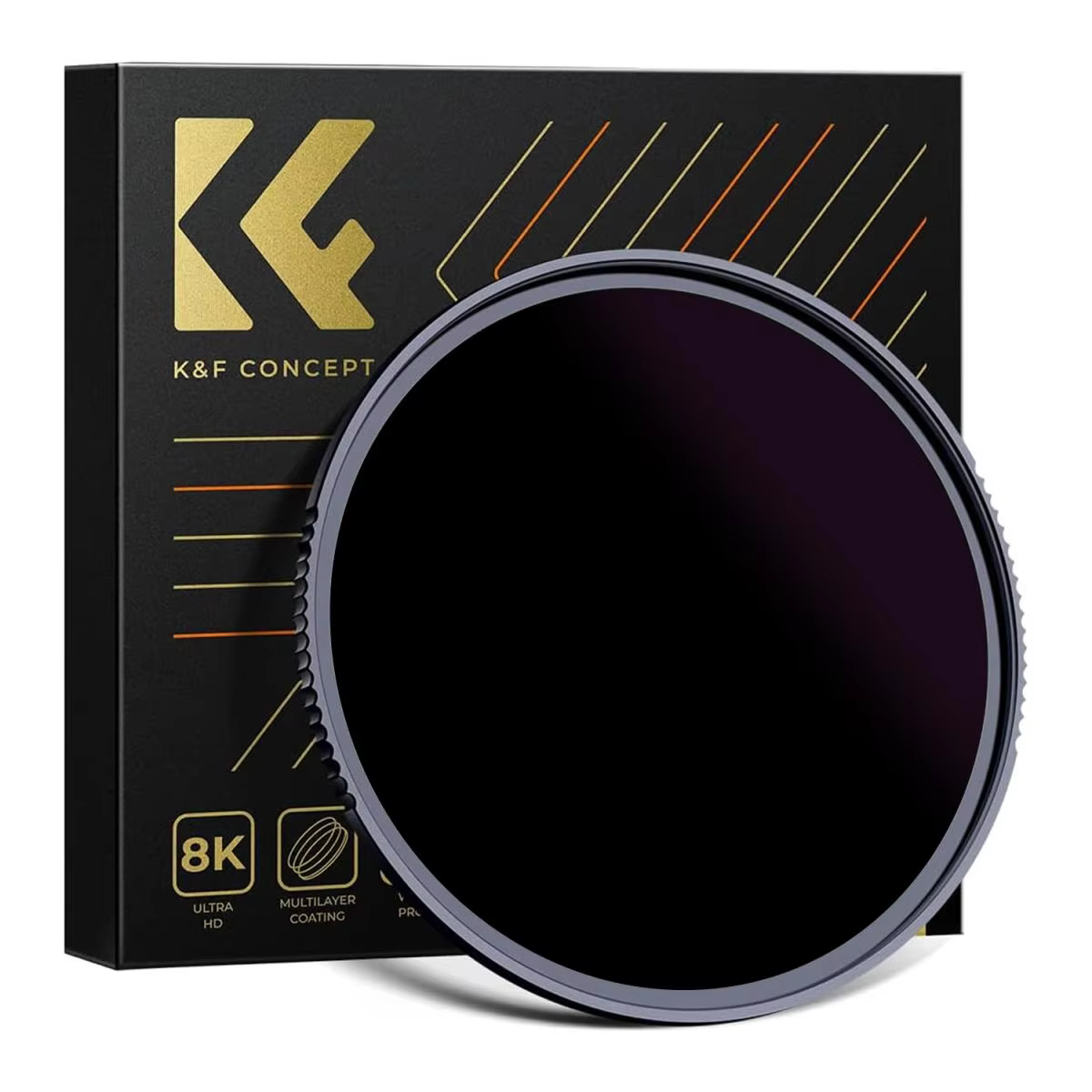K&F CONCEPT 16.6-Stop ND100000 Solar Filter 49-82mm