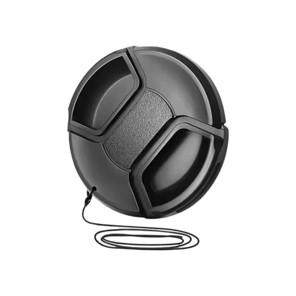 Universal DSLR Lens Cap 49-62mm Center Pinch Protective Cover