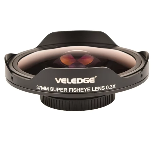 37/43mm Vlogmagic 0.3X HD Ultra Fisheye Lens Adapter for Camcorders