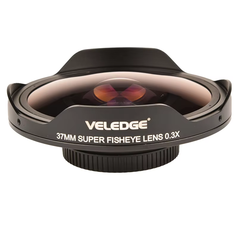 37/43mm Vlogmagic 0.3X HD Ultra Fisheye Lens Adapter for Camcorders