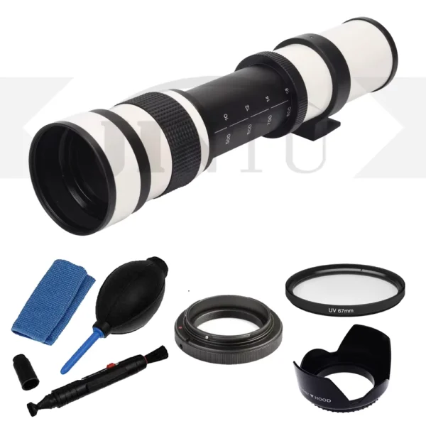 JINTU 420-800mm F8.3 MF Telephoto Zoom Lens for Nikon