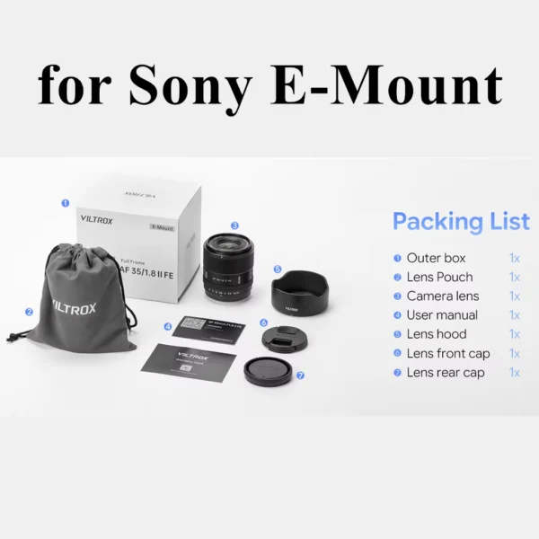 VILTROX 35mm F1.8 II EVO APO Prime Lens for Nikon Z Full Frame
