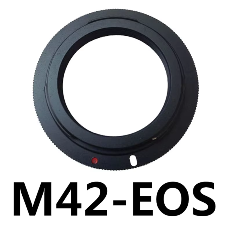 Metal M42 to Canon EOS EF Lens Adapter Ring