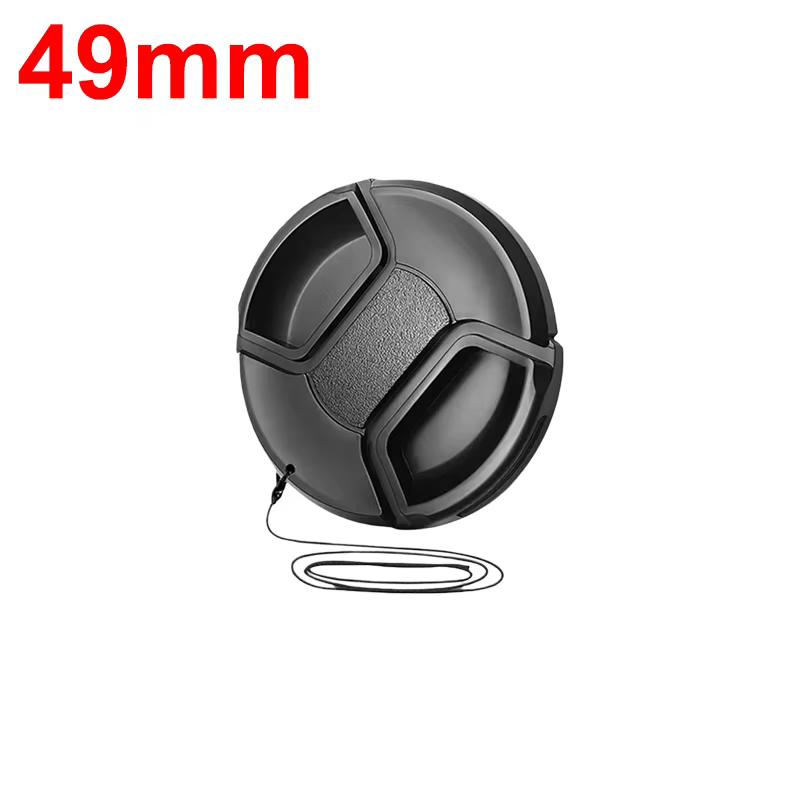 Camera Lens Hoods & Caps 49-67mm for DSLR Cameras