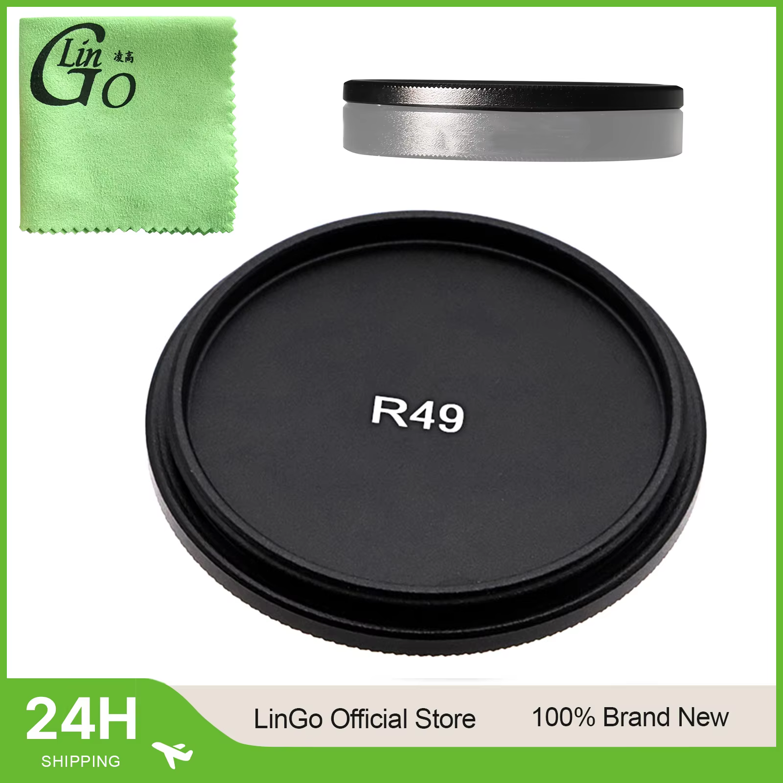 Lin Go Aluminum Alloy Metal Lens Filter Front Cap