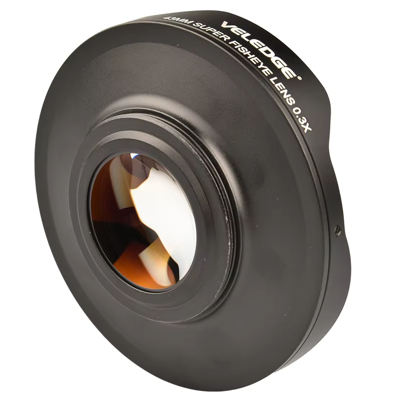 VELEDGE 0.3X HD Ultra Fisheye Lens Adapter 37MM/43MM