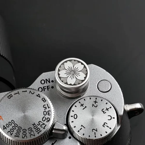 Metal Hot Shoe Cover & Shutter Button Compatible with Canon Fuji Nikon