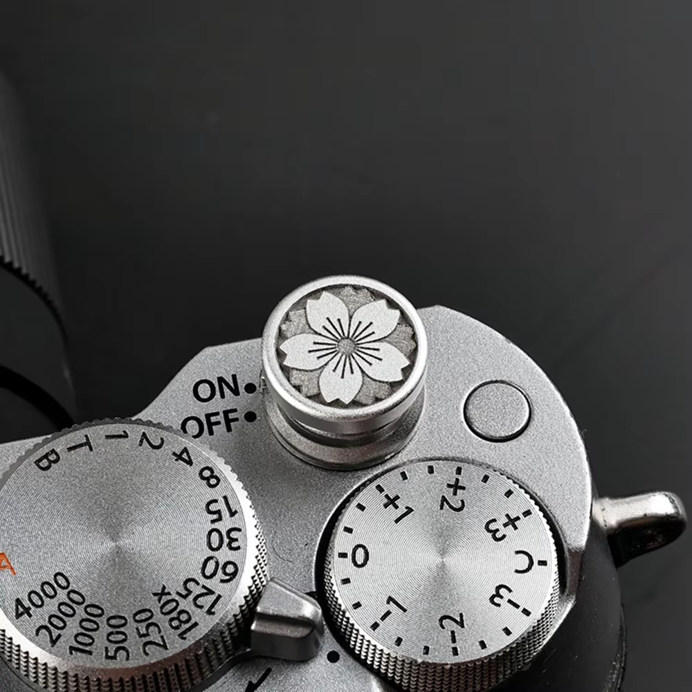 Metal Hot Shoe Cover & Shutter Button Compatible with Canon Fuji Nikon