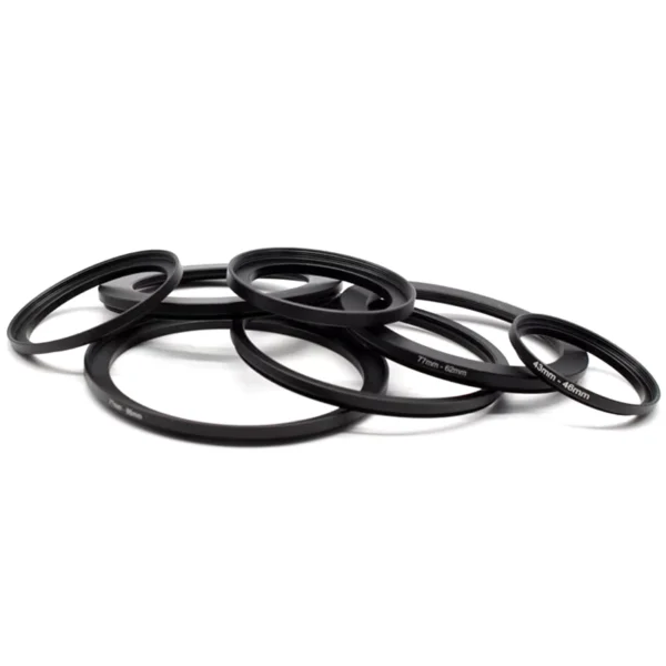 Metal Step Up Ring Lens Adapter Filter Set 37-82mm