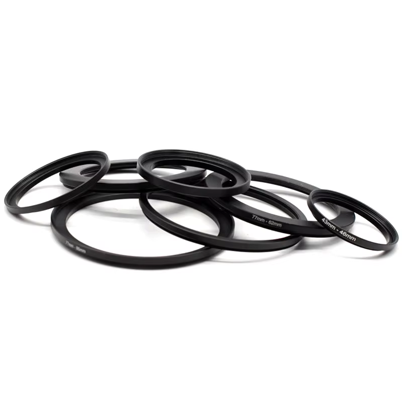 Metal Step Up Ring Lens Adapter Filter Set 37-82mm