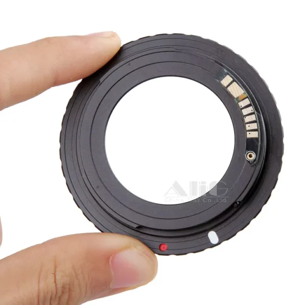 Electronic Chip 9 AF Confirm M42 Lens Adapter for Canon EOS