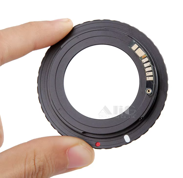 Electronic Chip 9 AF Confirm M42 Lens Adapter for Canon EOS