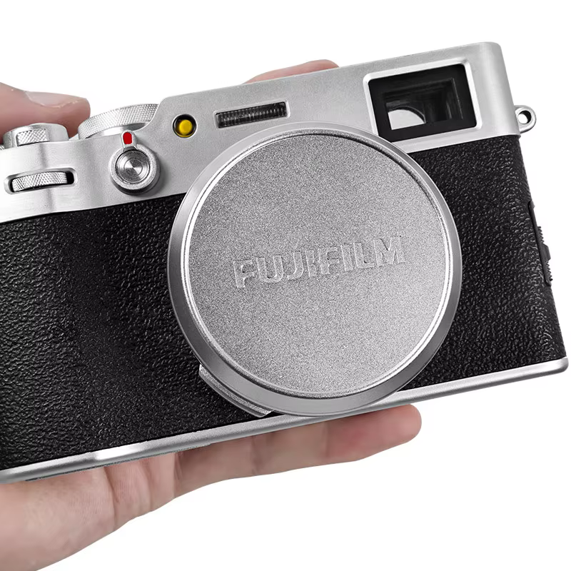 Aluminum Lens Cover with Velvet for Fuji X100 Series