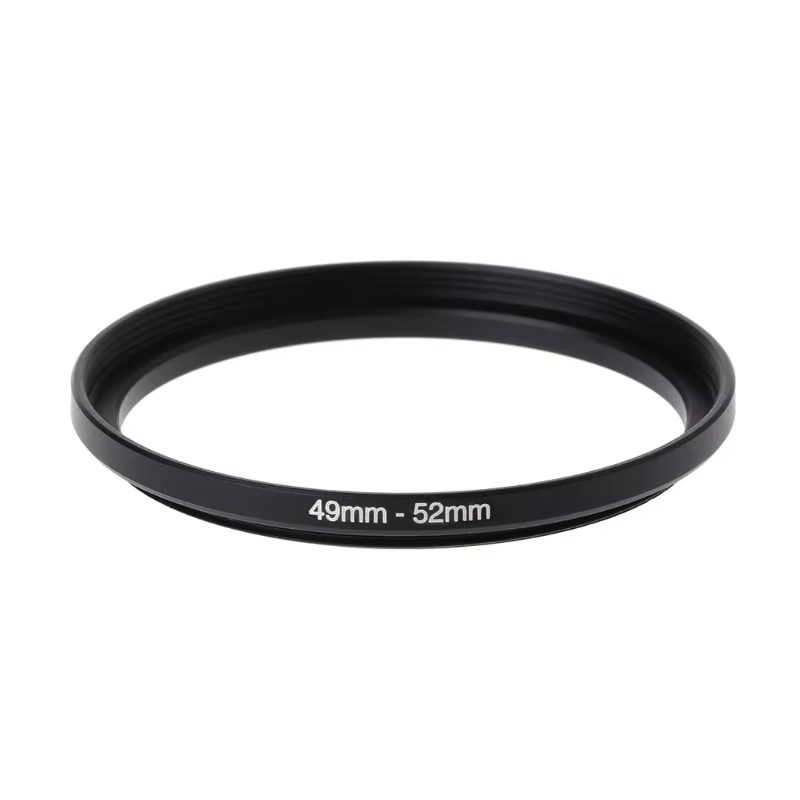 49mm to 52mm Metal Step Up Ring Lens Adapter