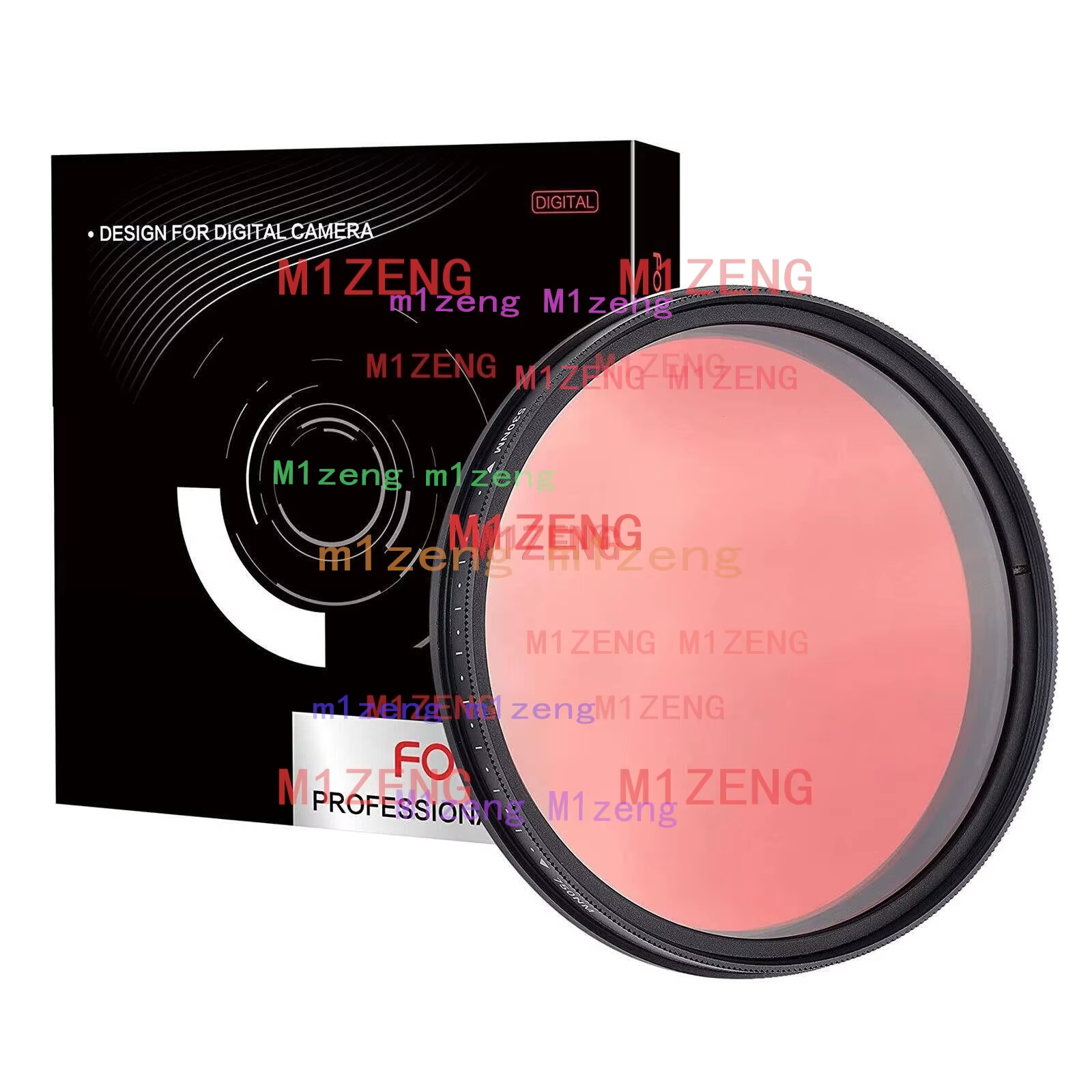 Adjustable IR Lens Filter for Cameras 46-82mm Sizes