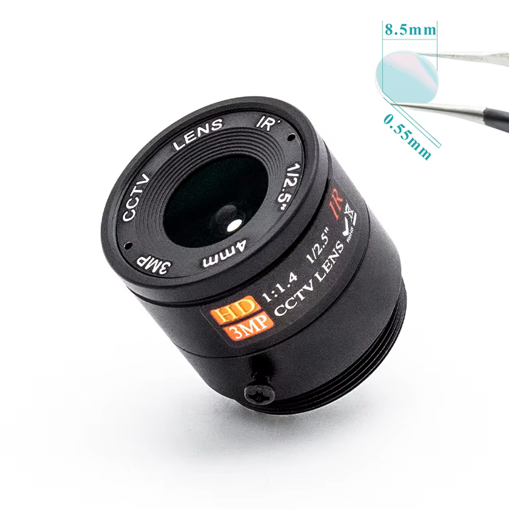 WGWK Industrial Fixed Focus CCTV Lens 4mm/6mm/8mm CS Mount