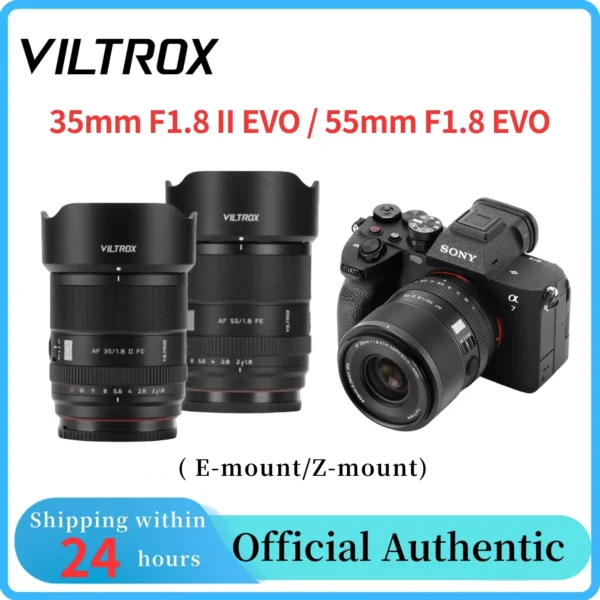 Viltrox 35mm & 55mm F1.8 Full Frame AutoFocus Prime Lenses