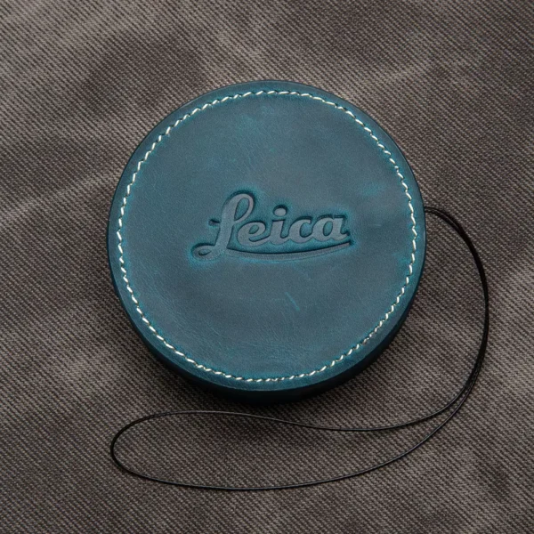 Vintage Leather Lens Cover for Leica Q2 Q3 Cameras