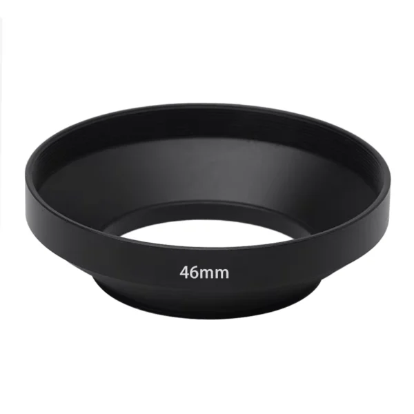 Metal Screw-In Lens Hood for Various Wide-Angle Lenses