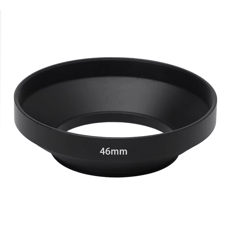 Metal Screw-In Lens Hood for Various Wide-Angle Lenses