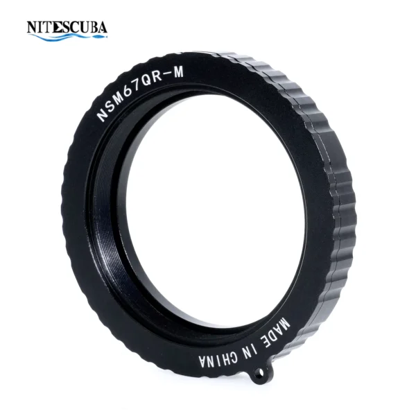Nitescuba 67mm Quick Release Lens Ring Aluminum Adapter