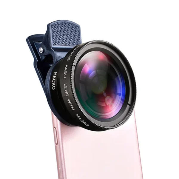 2 in 1 Phone Lens Kit 0.45x Wide Angle Macro Clip Lens