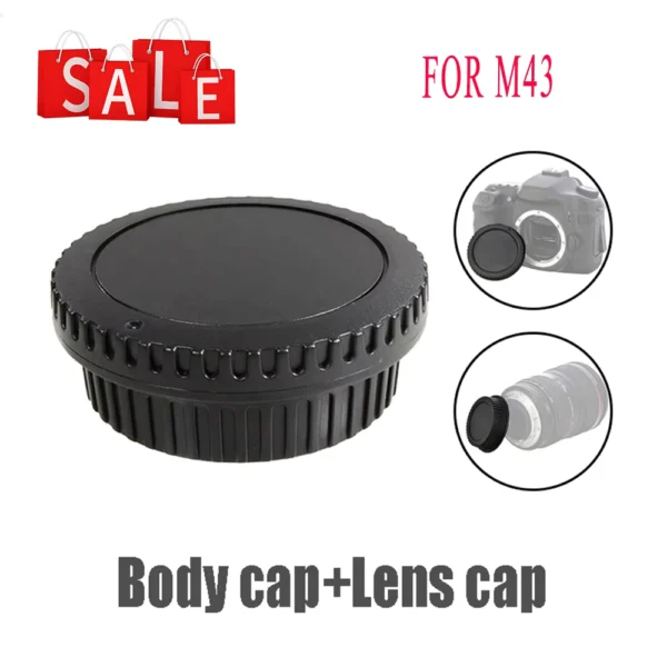 Rear Lens & Front Body Cap for Panasonic Olympus M4/3
