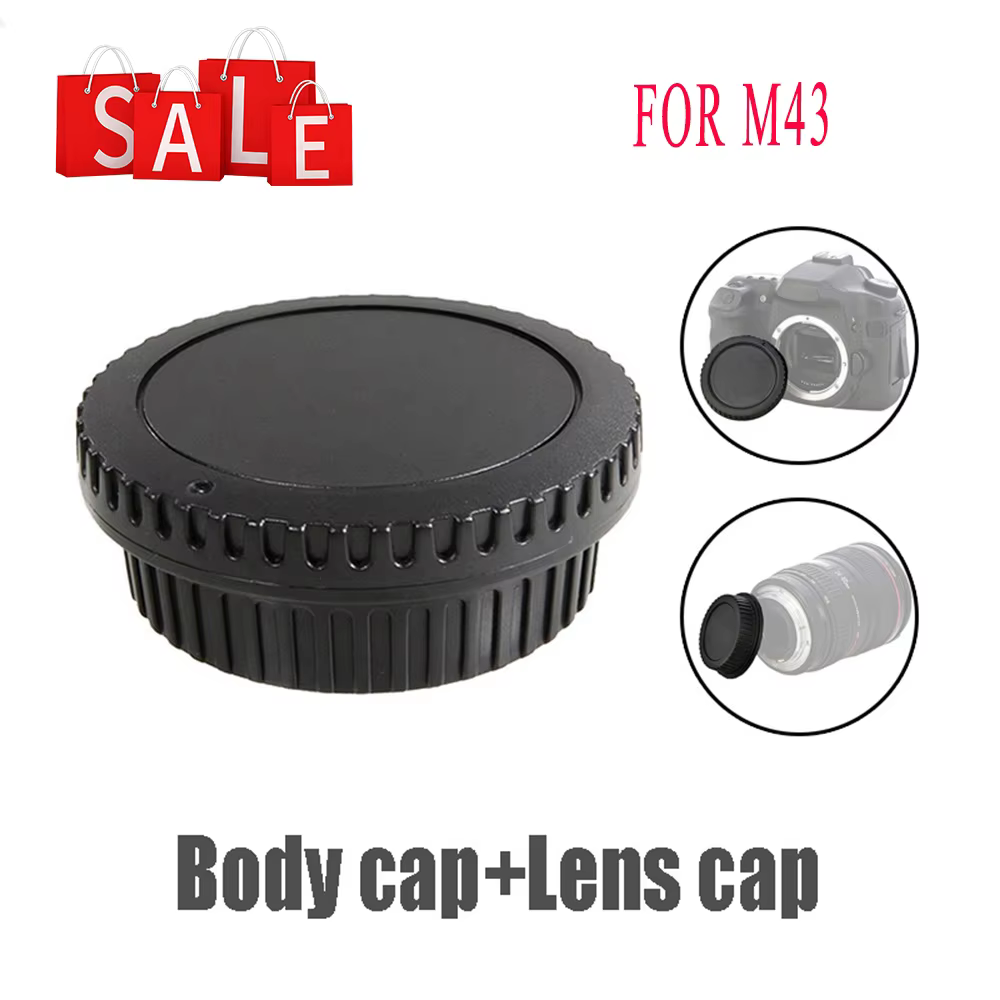 Rear Lens & Front Body Cap for Panasonic Olympus M4/3